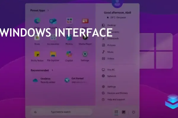 Microsoft Concept Design for Windows 12.1 Highlights Minimalistic Start Menu