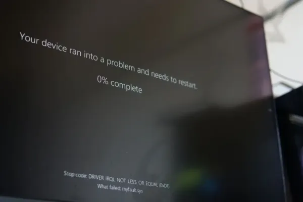 BSOD Changes to Black Screen for Windows 11 Update
