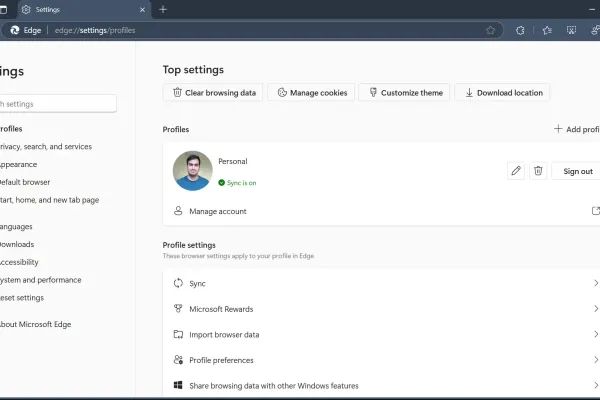 Microsoft Edge Beta photo 3