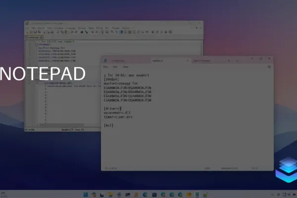 Microsoft добавляет поддержку изображений в Notepad