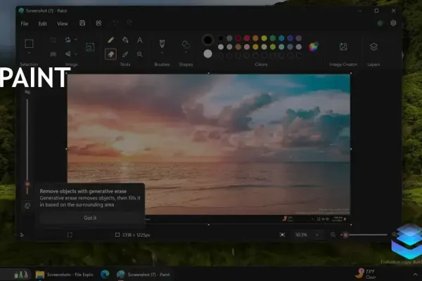 Microsoft Elevates Paint on Windows 11 with AI Innovation