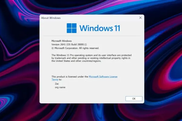 Microsoft Introduces Windows 11 Version 26H1 for Next-Gen Silicon