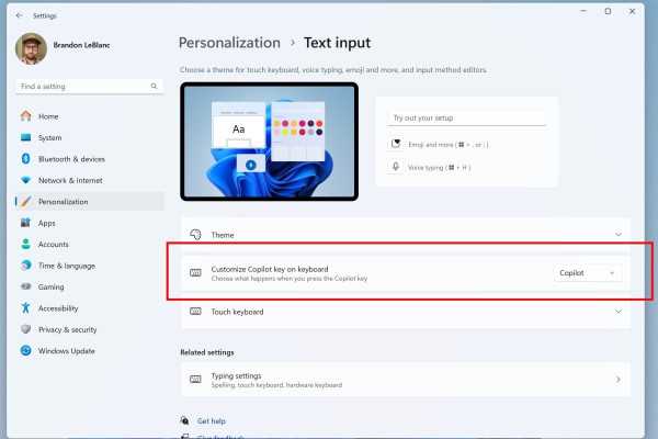 Microsoft Update Allows Customization of Copilot Key in Windows 11 Beta