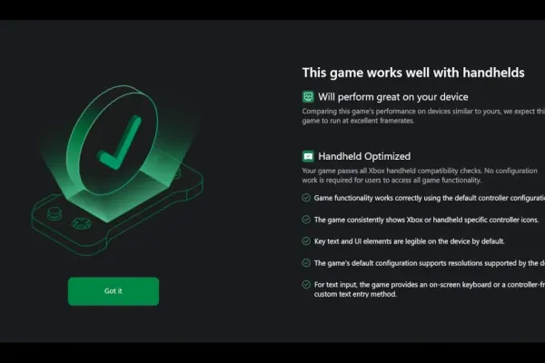 Xbox Introduces Handheld Optimized Game Tags