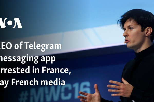 Telegram CEO Pavel Durov Arrested in France Amid Moderation Probe