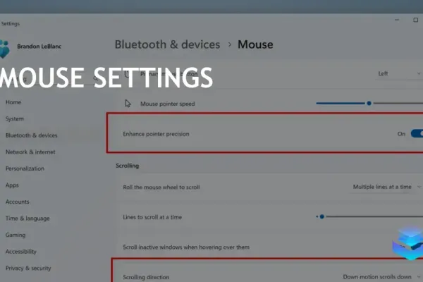 Microsoft Restores Scroll Direction and Pointer Precision Options in Windows 11