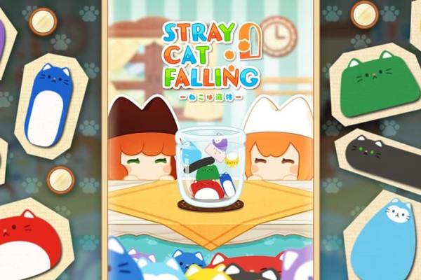 New Puzzle Game Stray Cat Falling Launches in Japan and US Markets