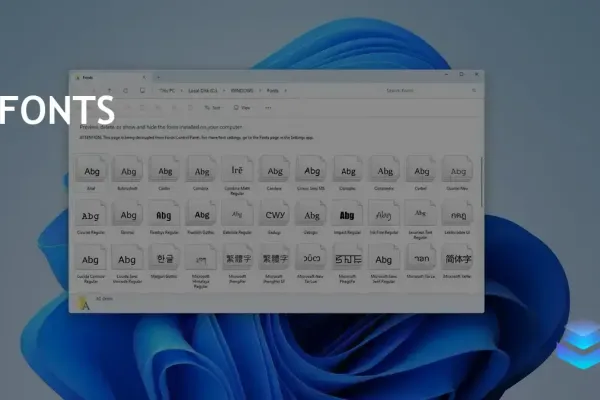 Microsoft to Discontinue Legacy PostScript Fonts in Windows 11