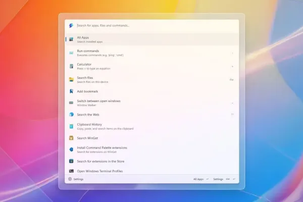 Windows 11 Enhances Access with PowerToys Command Palette