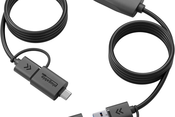Plugable Introduces USB 3.0 Transfer Cable with USB-C Adapter for Windows