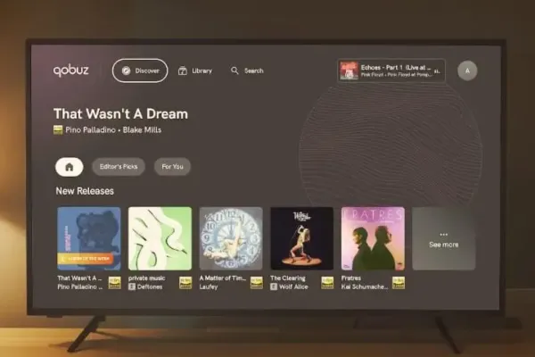 Qobuz Offers New Android TV App for High-Quality Music Streaming
