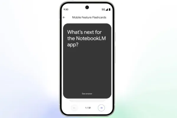 NotebookLM Enhances Mobile with Custom AI Flashcards