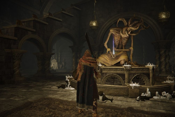 Revered Spirit Ash Discovered Among Headless Statues and Shadow People