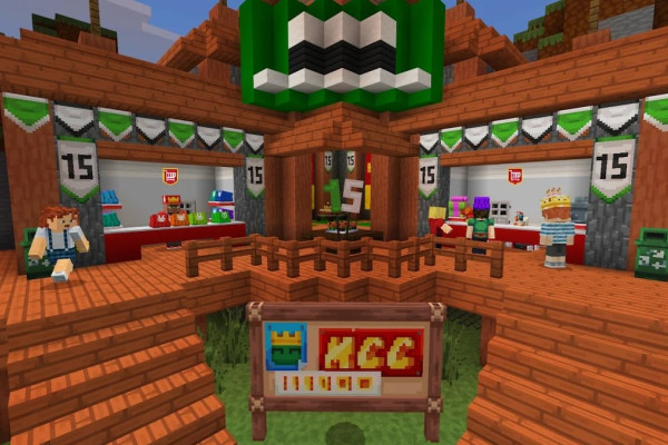 Minecraft MCC Party 2024: Players Engage in Mini-Games for Rewards