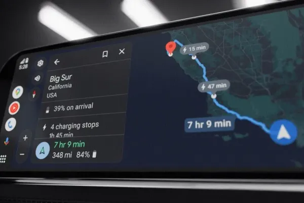 Google Maps Adds 'Report' Button in Android Auto Update