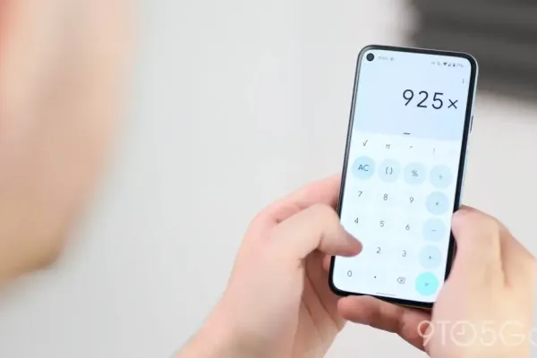 Google Calculator 8.7 Enhances User Interface with New Spacing