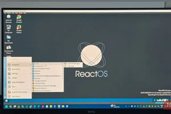 ReactOS Offers an Open-Source Alternative for Legacy Apps