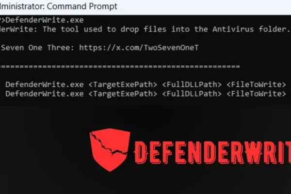 DefenderWrite Exploits Antivirus Whitelisting on Windows