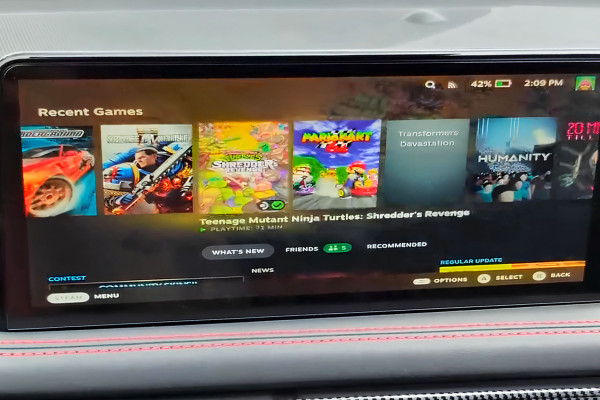 Steam Deck Transforms Cars into Portable Gaming Stations