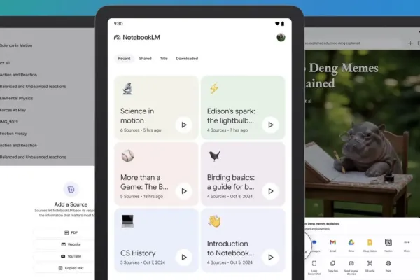 Google Expands NotebookLM AI Tool to Mobile Devices