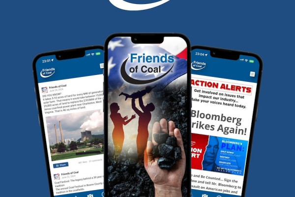 Friends of Coal App Launches to Update West Virginia on Coal Industry