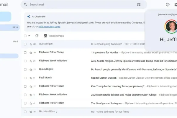 Jmail Offers Unique Access to Epstein's Released Emails