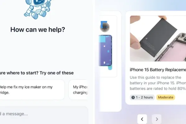 iFixit's FixBot AI Enhances Repair App with Guides and Battery Monitoring