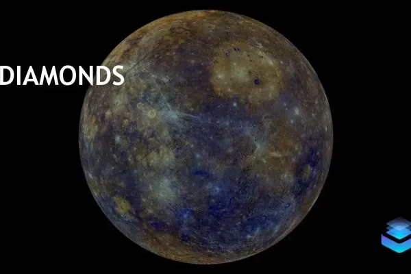 Mercury's Subsurface Holds Vast 300 Billion Cubic Meters of Diamond