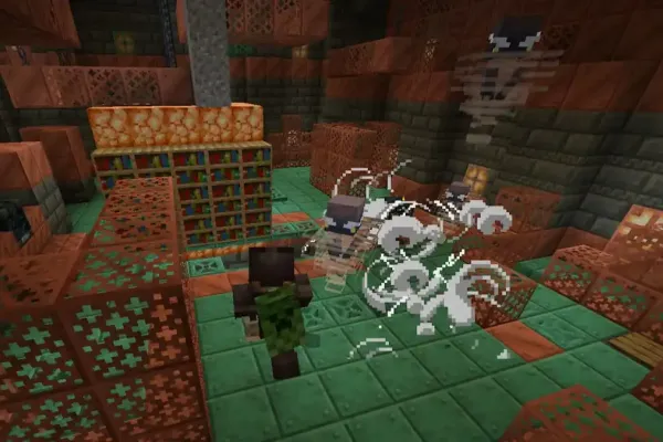 Wind Burst Enchantment in Minecraft Found in Ominous Vaults