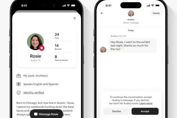 Airbnb Introduces Social Features with Messaging