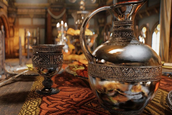 Skyrim Mod Enhances Dining Experience with Visual Upgrades to Silverware