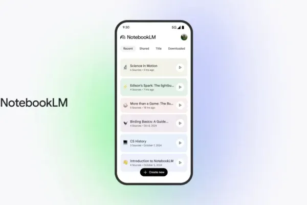 NotebookLM App Expands to Mobile Devices for Enhanced Note-Taking