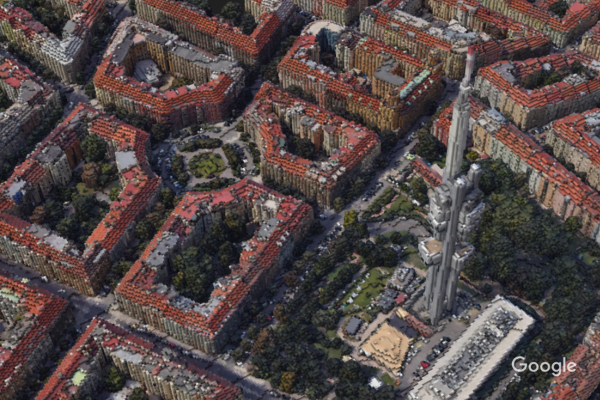 Cornell Tech Researcher Voxelizes Google Earth for Minecraft Integration