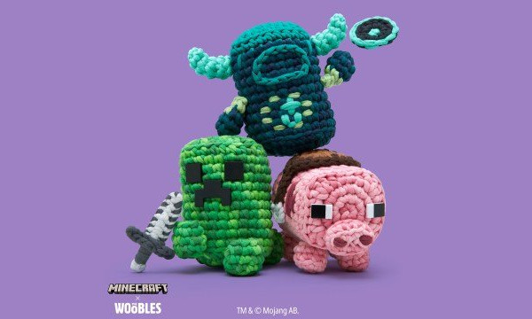 Woobles Launches Limited Edition Minecraft Character Crochet Kits