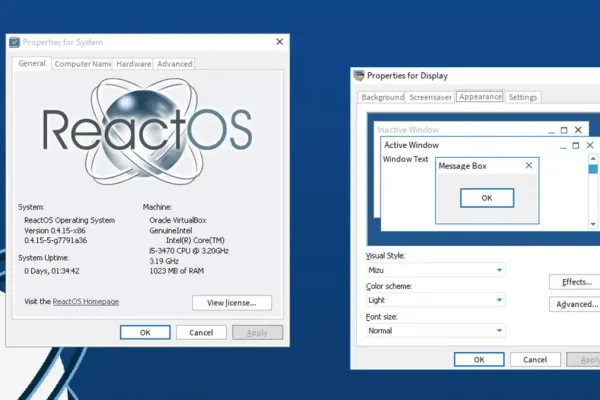 ReactOS Eyes WDDM Support for Modern GPU Compatibility