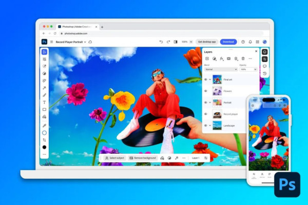 Adobe Expands Photoshop Access with New Web and Mobile Apps