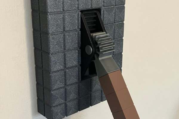 CrazyMark Releases Modified Lever for Minecraft Geared Switches on Thingiverse