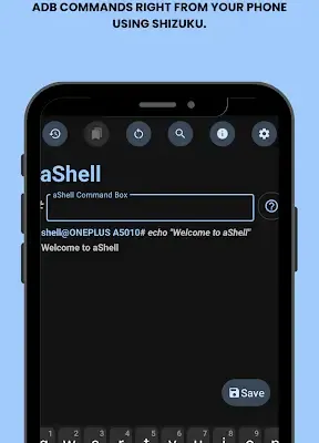 aShell Enables Android ADB Commands Without a PC