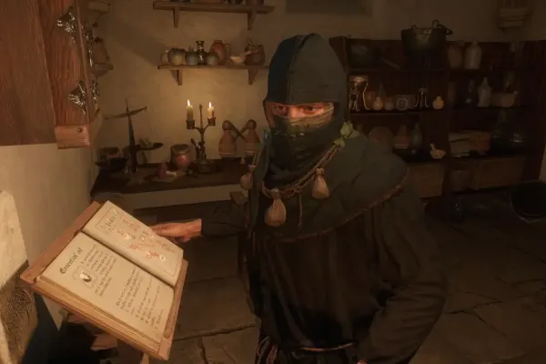Crafting a Plague Mask in Kingdom Come: Deliverance 2