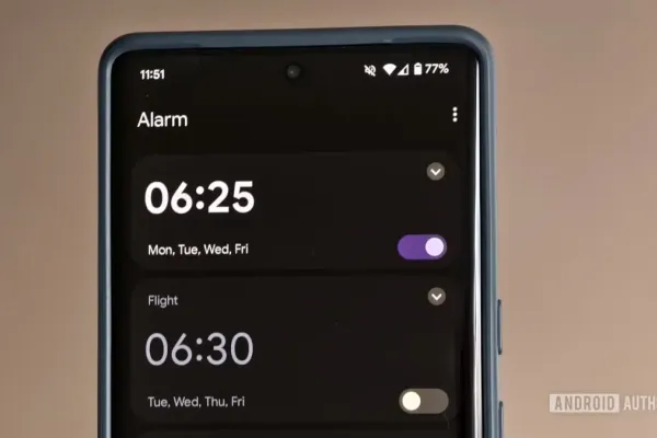 Google Clock Redesign Improves Alarm Screen Readability Google Clock Redesign Improves Alarm Screen Readability