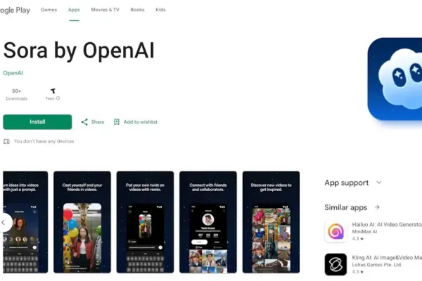 OpenAI Adds Sora App to Android Platform