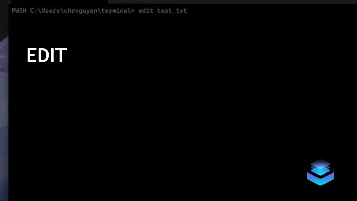 Microsoft Debuts Edit for Command Line on Windows