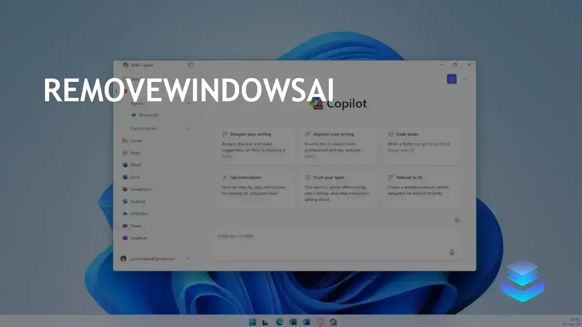 GitHub Tool RemoveWindowsAI Strips Windows 11 AI Features | Maombi.com