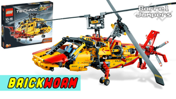 Helicopter (9396) B-Model Time Lapse - Brickworm